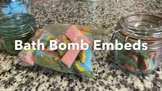 Natural Bath Bomb Embeds Complete In 2021      *Part 6*