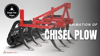 Chisel Plow | Animation | Render | Design Your Project | SolidWorks | CAD | KeyShot | Blender