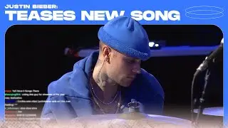 Justin Bieber Teases NEW SONG In The Studio