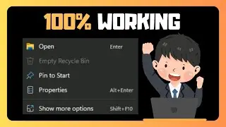 EASY FIX For Right Click Context Menu Not Disappearing In Windows 11 PC Or Laptop