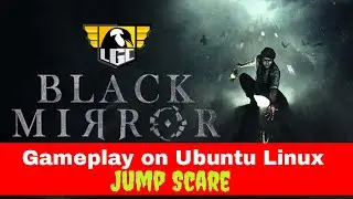 Black Mirror gameplay on the Ubuntu Linux PC | 2017 | Jump scare