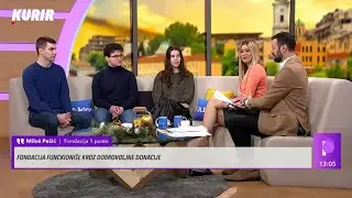 Puls Srbije, Kurir TV - Fondacija 1% o nagrađivanju mladih talenata