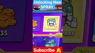 Unlocking new SPRAY in Brawl Star | @bluegamer3011  | #trending
