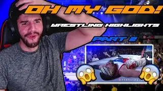WILD WRESTLING MOVES!!! Oh My God! Wrestling Highlights (Part 2)| Reaction| 