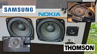 Speaker Finding #44: Thomson Projection TV Speakers, Nokia TV subwoofer, Samsung 2.2 set and more!