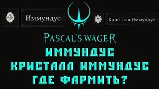 Pascal's Wager иммундус и кристалл иммундус