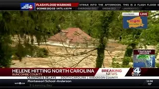 Biltmore Village under water due to Helene