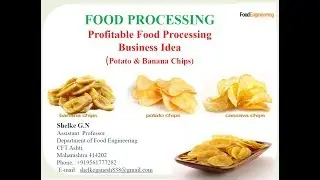 Potato & Banana Chips Profitable Food Processing Business Idea
