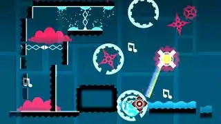 Geometry Dash - Nether step by - (Medium Demon) Complete (Live)