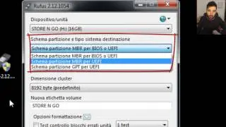 Creare una chiavetta USB avviabile