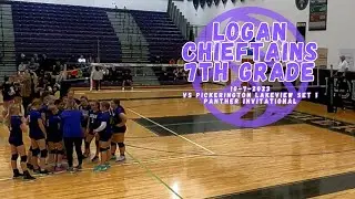 Logan Chieftains vs Pickerington Lakeview 7th Grade Volleyball Set 1 - Panther Invitational -10-7-23