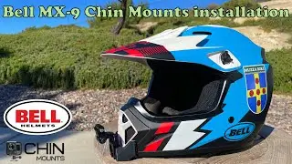 Bell MX-9 helmet - installing Chin Mounts