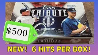 NEW RELEASE!  2021 TOPPS TRIBUTE HOBBY BOX OPENING!
