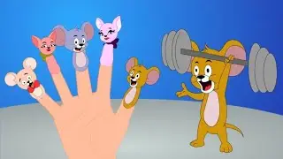 Семья пальчиков Джерри | Funny Mouse Finger Family in Russian