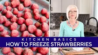 How to freeze Strawberries {3 Easy Ways} Cook #WithMe