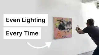 How To Light Your Artwork For Photography #fineartphotography