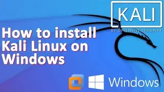how to install kali linux in pc  | kali linux install windows 10
