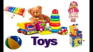 Learn toys in English. Игрушки на английском языке детям. 