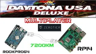AWESOME!! LAN over INTERNET with ZEROTIER + BOX86 + WINE + DAYTONA USA DELUXE (PC)