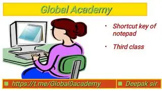 shortcut key of notepad program 🖥️👍🖥️👍🖥️