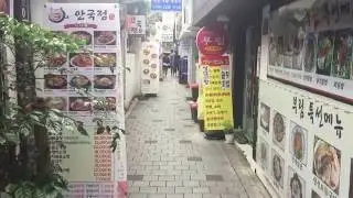20 Second Korea: Korean Alley of Restaurants
