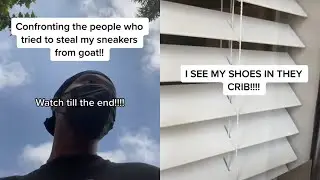 Rarekiqs confronting the people who stole his sneakers...
