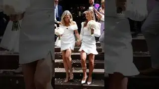 Danielle Wyatt and Georgie Hodge's Wedding Ceremony ❤️ #ytshorts