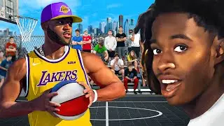 Lebron's Uncle tried to DUNK on me!