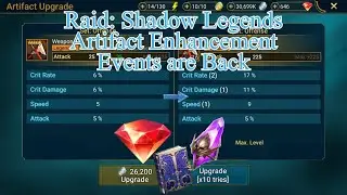 Raid: Shadow Legends - Artifact Enhancement Events are Back