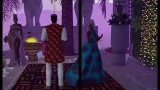 Tia and shon affrican term wedding (second Life) so beautiful