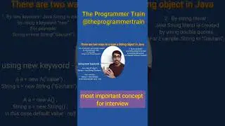 String Object in Java | How to create String object | 