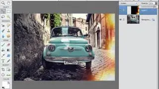 Photoshop tutorial - How to create a light-leak effect