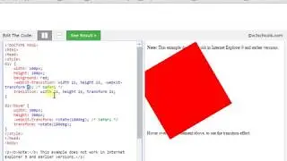 Web Development - CSS3 Transform, Transition and Animation