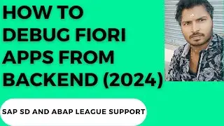 How to debug FIORI apps from backend (2024)