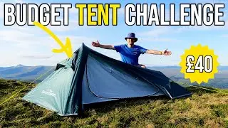 I Tried Wild Camping in a ALDI Backpacking Tent! 