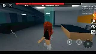 jogando flee the facility com amigas no roblox