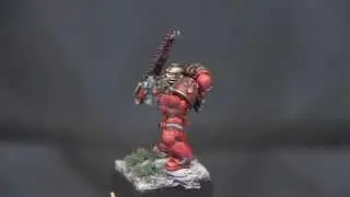 Warhammer 40k Painted Blood Angel Space Marine