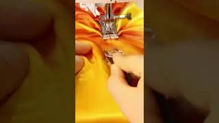 Sewing tip 230 - Mini Pleats With Tweezers & Bobbin #sewing #shorts