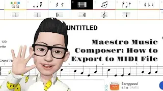 Maestro Music Composer: How to Export to Midi File