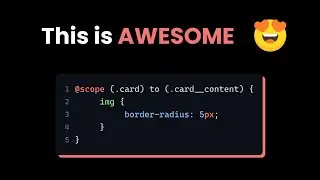 The @scope rule - write better CSS