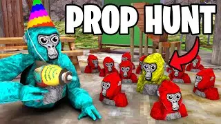 I'm a Gorilla Tag Prop Hunt MASTER! (Monkiverse Prop Hunt Funny Moments)