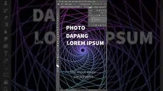Spirals Texts for design in Photoshop