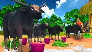 Magical Buffalo Milk - Hindi Kahaniya 3D Moral Stories | JOJO TV