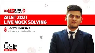 AILET 2021 Live Mock Solving Session