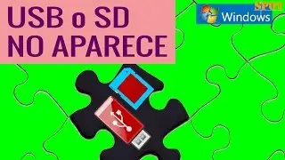 Solution if a USB or SD card does not appear in Computer or My Computer in Windows