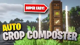 How To Build An Auto-Composter in Minecraft 1.19 | SUPER EASY (One-Take Tutorials)