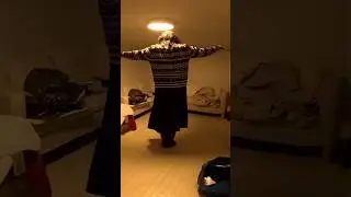 Serbian Dancing Lady in my basement 👀😰🏡 