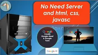make google form and collect data and store in sheet, no need server and html, css, javascript