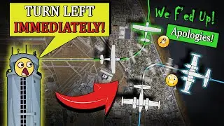 Pilots Take Off OPPOSITE DIRECTION Causing Traffic Conflict