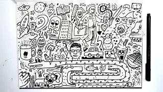 ART LESSON - DOODLE PAGE!
